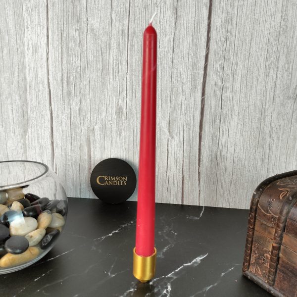 Red Thin taper candles <br> 25 Pieces