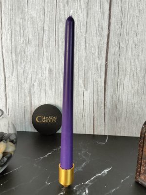 Purple Thin taper candles <br> 25 Pieces