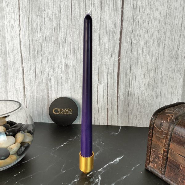 Violet Thin taper candles <br> 25 Pieces