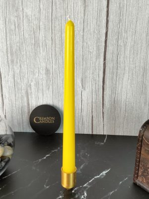 Yellow Thin taper candles <br> 100 Pieces
