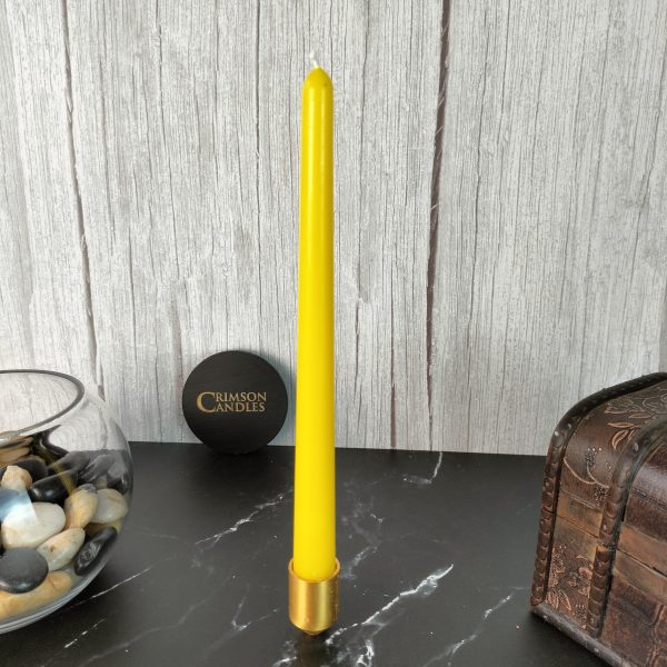 Yellow Thin taper candles <br> 100 Pieces