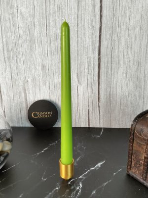Green Thin taper candles <br> 25 Pieces