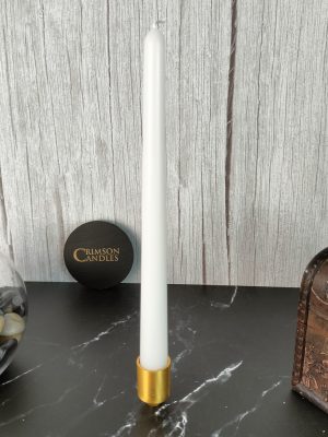 White Thin taper candles <br> 25 Pieces