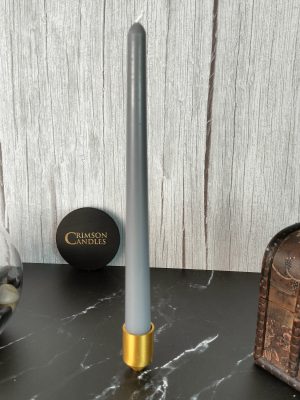Grey Thin taper candles <br> 25 Pieces