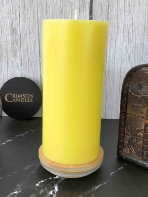 Cream Smooth Pillar Candles<br>14cm (H) by 7cm (D) <br>10 Pieces