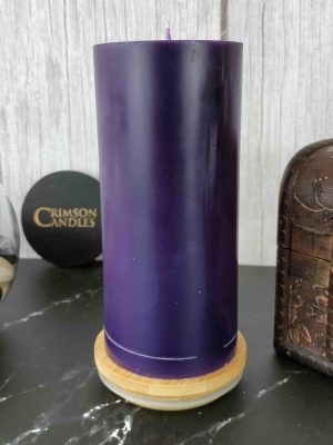 Violet Smooth Pillar Candles<br>14cm (H) by 7cm (D) <br>100 Pieces