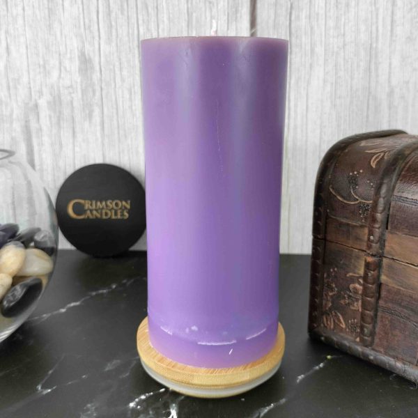 Lilac Smooth Pillar Candles<br>14cm (H) by 7cm (D) <br>25 Pieces