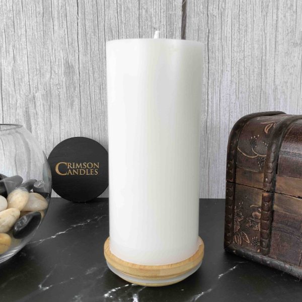 White Smooth Pillar Candles<br>14cm (H) by 7cm (D) <br>100 Pieces