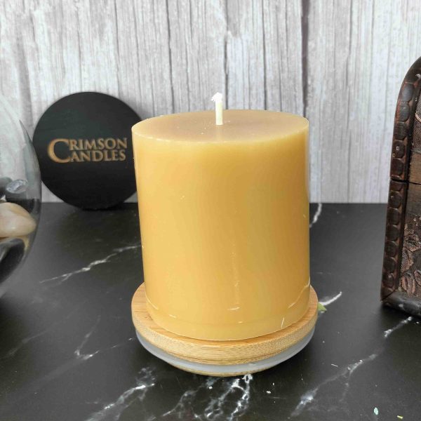 oplus_32 Ivory Smooth Pillar Candles<br>6.5cm (H) by 7cm (D) <br>100 Pieces