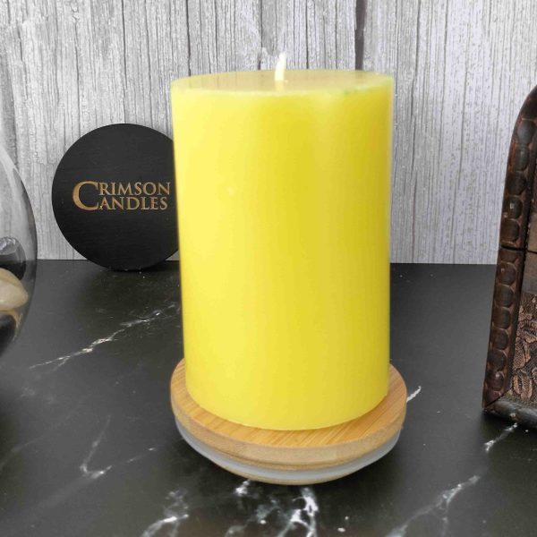 Cream Smooth Pillar Candles<br>9.5cm (H) by 7cm (D) <br>100 Pieces