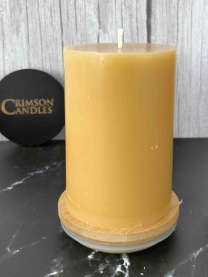 Ivory Smooth Pillar Candles<br>9.5cm (H) by 7cm (D) <br>10 Pieces