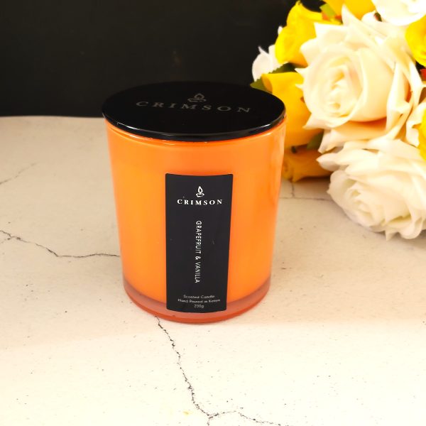 Grapefruit & Vanilla Scented Candle <br> 10 Pieces