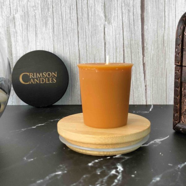 oplus_32 Brown Unscented Votive candles <br> 12 Pieces