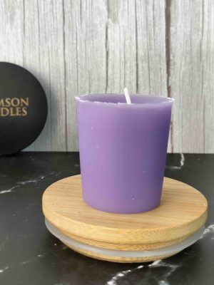 Lilac Unscented Votive candles <br> 12 Pieces