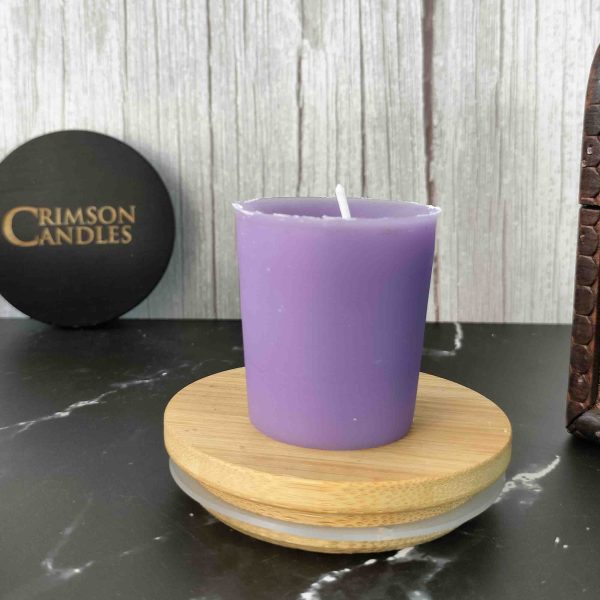 oplus_32 Lilac Unscented Votive candles <br> 12 Pieces