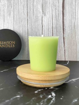 Lime Green Unscented Votive candles <br> 12 Pieces