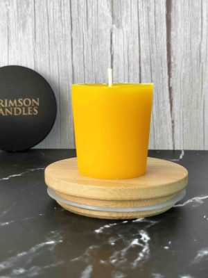 Orange Unscented Votive candles <br> 12 Pieces