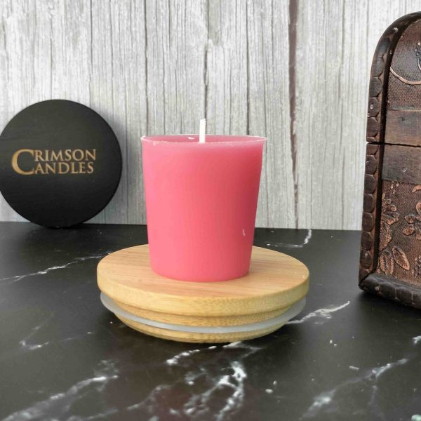 oplus_32 Pink Unscented Votive candles <br> 12 Pieces