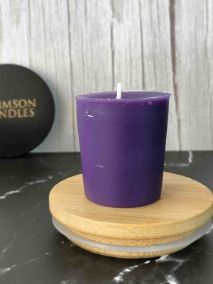 Purple Unscented Votive candles <br> 12 Pieces