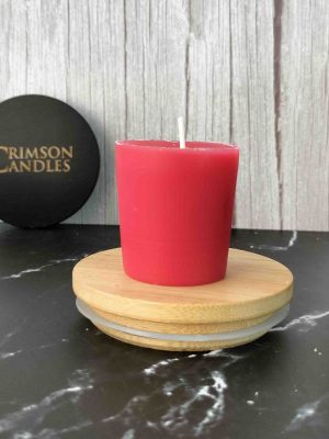 Red Unscented Votive candles <br> 12 Pieces