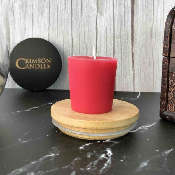 oplus_32 Red Unscented Votive candles <br> 12 Pieces