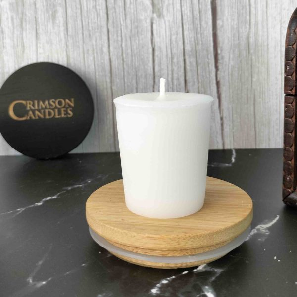 oplus_32 White Unscented Votive candles <br> 12 Pieces